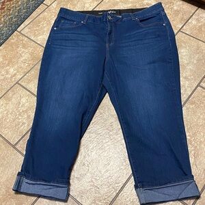 Style & Co. Indigo Denim Size 20W Capris
